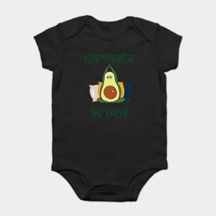 Avocado Namaste In Bed Baby Bodysuit